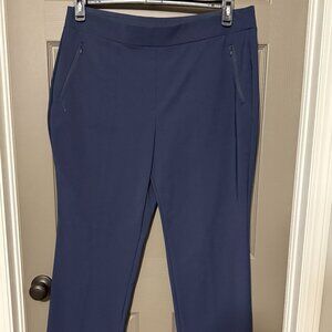 Lane Bryant Pointe Pull-On Trousers EUC Navy 18L